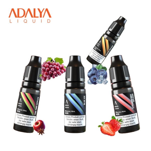 Adalya, Adalya Liquid, Nikotinsalz, Nikotinsalzliquid, 20mg, E-Liquid, Fruchtliquid, Tabakliquid, Adalya Geschmack, Nikotin, Salzliquid,Adalya, Love 66, Love66, Adalya Liquid, Nikotinsalz, 20mg, fruchtig, E-Liquid, Wasser­melone, Honigmelone, Maracuja, Mi